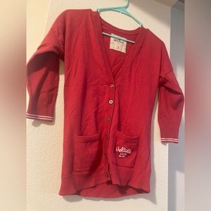 Coral Hollister Cardigan